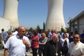 Perugia: la Visita pastorale del cardinale Gualtiero Bassetti alla Centrale Termoelettrica Enel in Pietrafitta e alla “Vetreria Piegarese”.