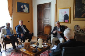 Perugia:  ricevuti dal cardinale Bassetti i segretari generali regionali di Cgil, Cisl e Uil nel segno della continuità nell’affrontare i temi caldi della crisi economica ed occupazionale