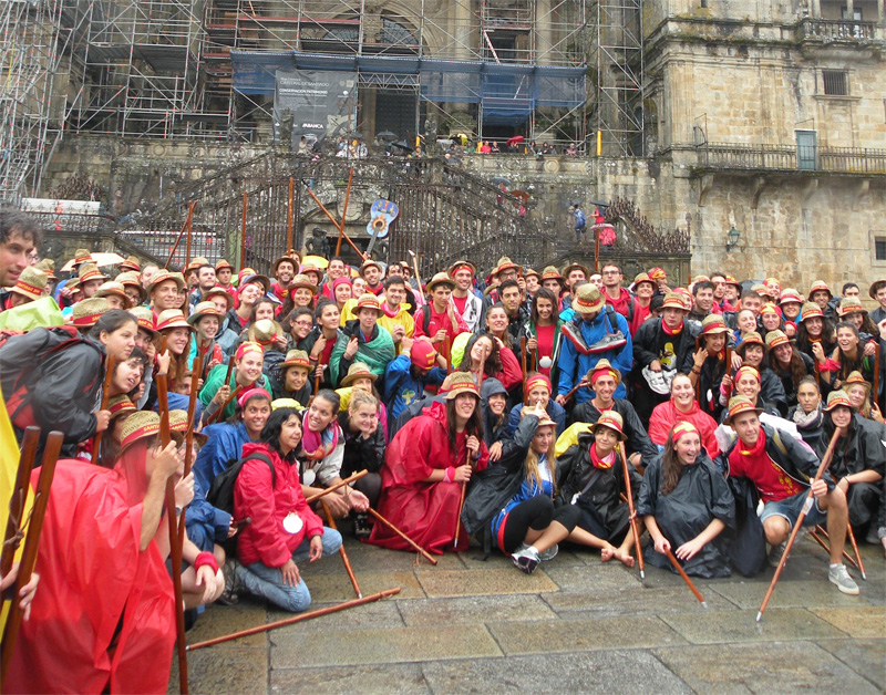 Destinazione gioia: 180 giovani perugini sul Cammino Portoghese verso Santiago de Compostela