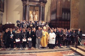 Perugia: la XXV edizione del “Raduno diocesano dei Cori dell’Archidiocesi” in cattedrale in occasione della solennità di santa Cecilia, patrona dei musicisti