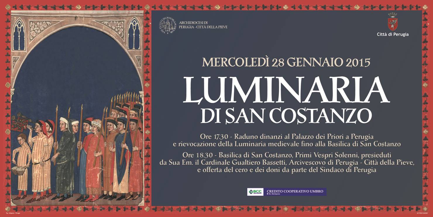Perugia: le celebrazioni in onore di san Costanzo, vescovo e martire, patrono della città e dellArchidiocesi