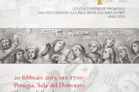 Perugia: al via la prima conferenza del ciclo di incontri 2015 su la “beata colomba e il suo tempo”