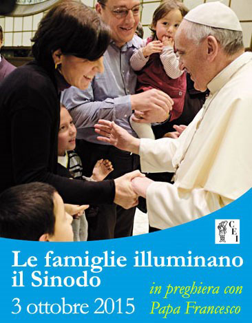 3 ottobre – In preghiera con Papa Francesco
