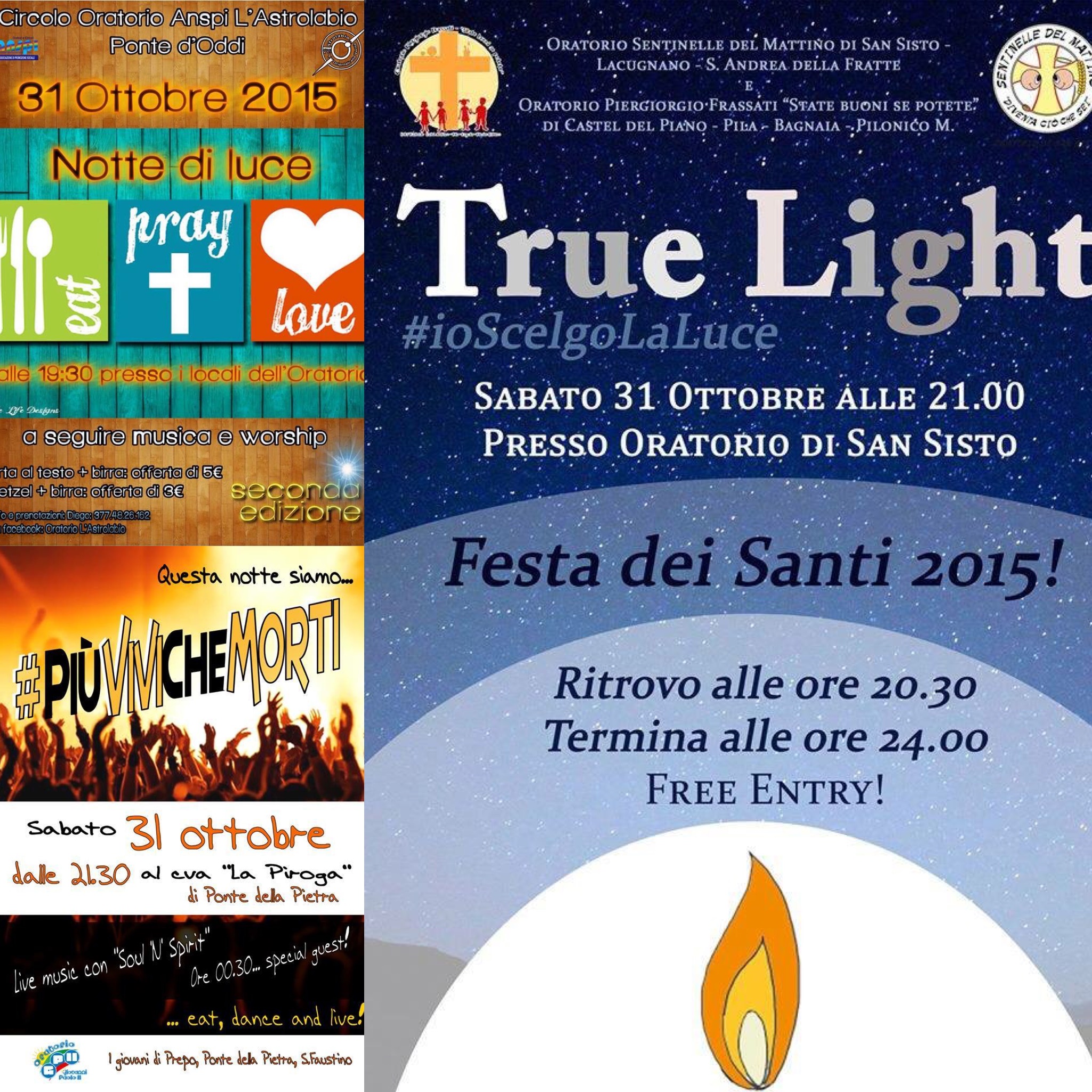 A Perugia il 31 ottobre si festeggia la vigilia della festa di Ognissanti: le iniziative degli Oratori e dei gruppi giovanili parrocchiali.Don Riccardo Pascolini presidente nazionale del Forum Oratori Italiani (Foi): «far riscoprire ai ragazzi il valore delle tradizioni»