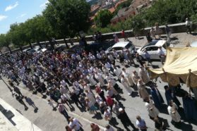Perugia: Diverse migliaia di fedeli alla processione del Corpus Domini.