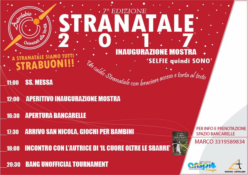 Perugia: Preparare il cuore nell’attesa del Natale con lo “StraNatale 2017” della Parrocchia di Ponte d’Oddi-Montegrillo