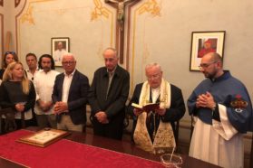 Perugia: Inaugurati i lavori di restauro della “Sala del Sant’Anello”  della cattedrale di San Lorenzo con l’esposizione della reliquia.  Il cardinale Gualtiero Bassetti: «Nel simbolo del matrimonio e della famiglia  l’intera città e la comunità diocesana trovano il senso profondo della loro unità»