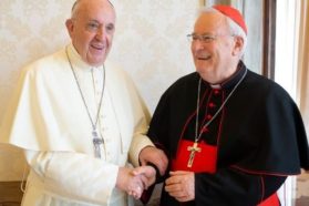 Perugia: Il cardinale Gualtiero Bassetti in visita all’Istituto Conestabile-Piastrelli.  Occasione l’incontro su: “Papa Francesco tra profezia e resistenze”