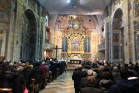 Perugia: Riaperta la storica chiesa Santa Maria Assunta, una speranza per la rinascita  del quartiere di Monteluce. Presenti il cardinale Bassetti, il prefetto Sgaraglia, il sindaco Romizi,  il segretario generale del Ministero dei Beni culturali Panebianco, e la soprintendente Mercalli