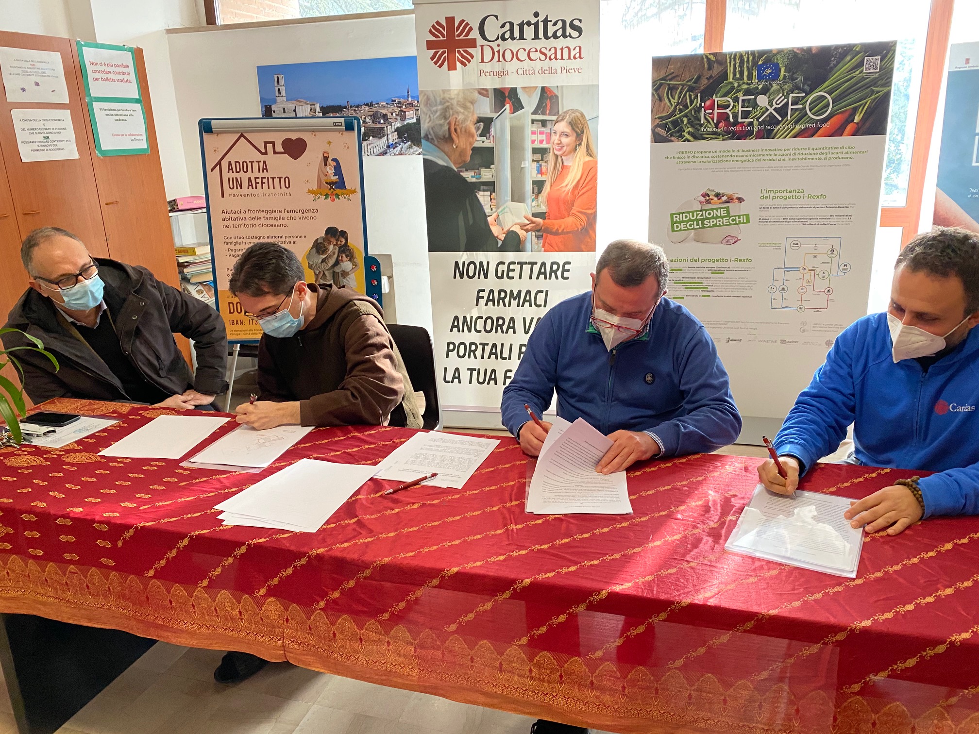 Al via una nuova fase della partnership tra Provincia dell’Umbria dei Frati Minori Cappuccini e Caritas diocesana per contribuire a «costruire un mondo basato sulla giustizia e sull’amore fraterno»