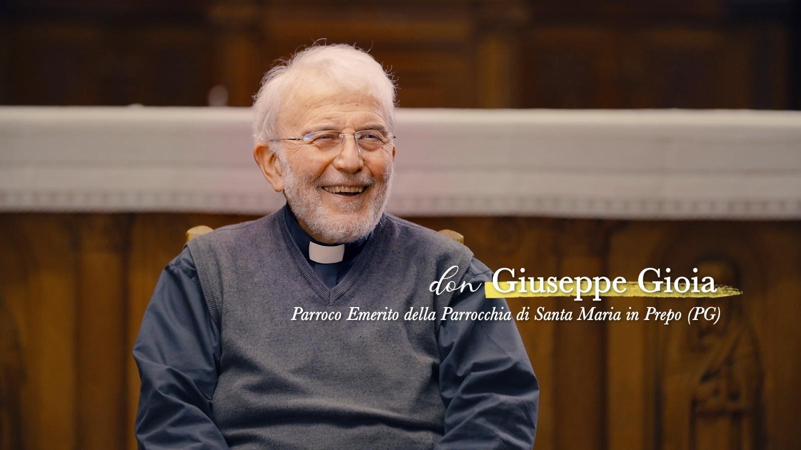 Tra gli otto sacerdoti protagonisti della nuova docuserie di Tv2000 “Eccomi”, mons. Giuseppe Gioia, parroco emerito della parrocchia “Santa Maria” dell’Unità pastorale di Prepo-Ponte della Pietra-San Faustino