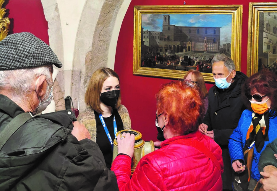 L’Isola di San Lorenzo da scoprire con le mani. Sperimentato un itinerario di visita pensato per i non vedenti
