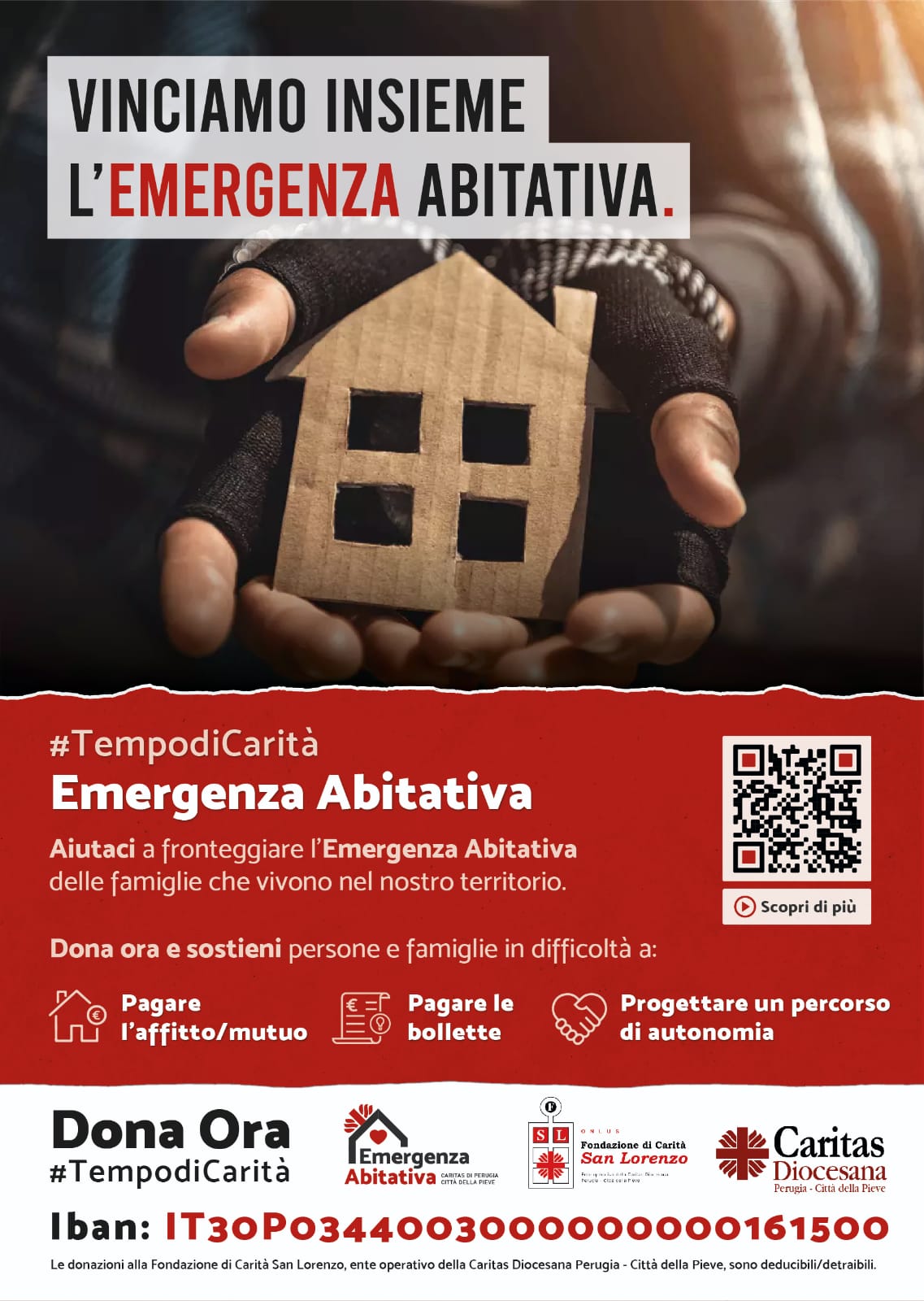 Perugia: L’“Avvento di fraternità 2021” dedicato alla campagna “Emergenza Abitativa”. Il direttore Caritas don Marco Briziarelli: «Aprire i nostri cuori per allestire il più bel presepe»