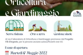 Al via il laboratorio di “Orticoltura e Giardinaggio” per anziani autosufficienti over 65,  una proficua collaborazione Caritas diocesana-Edizioni Frate Indovino in risposta ai bisogni del territorio