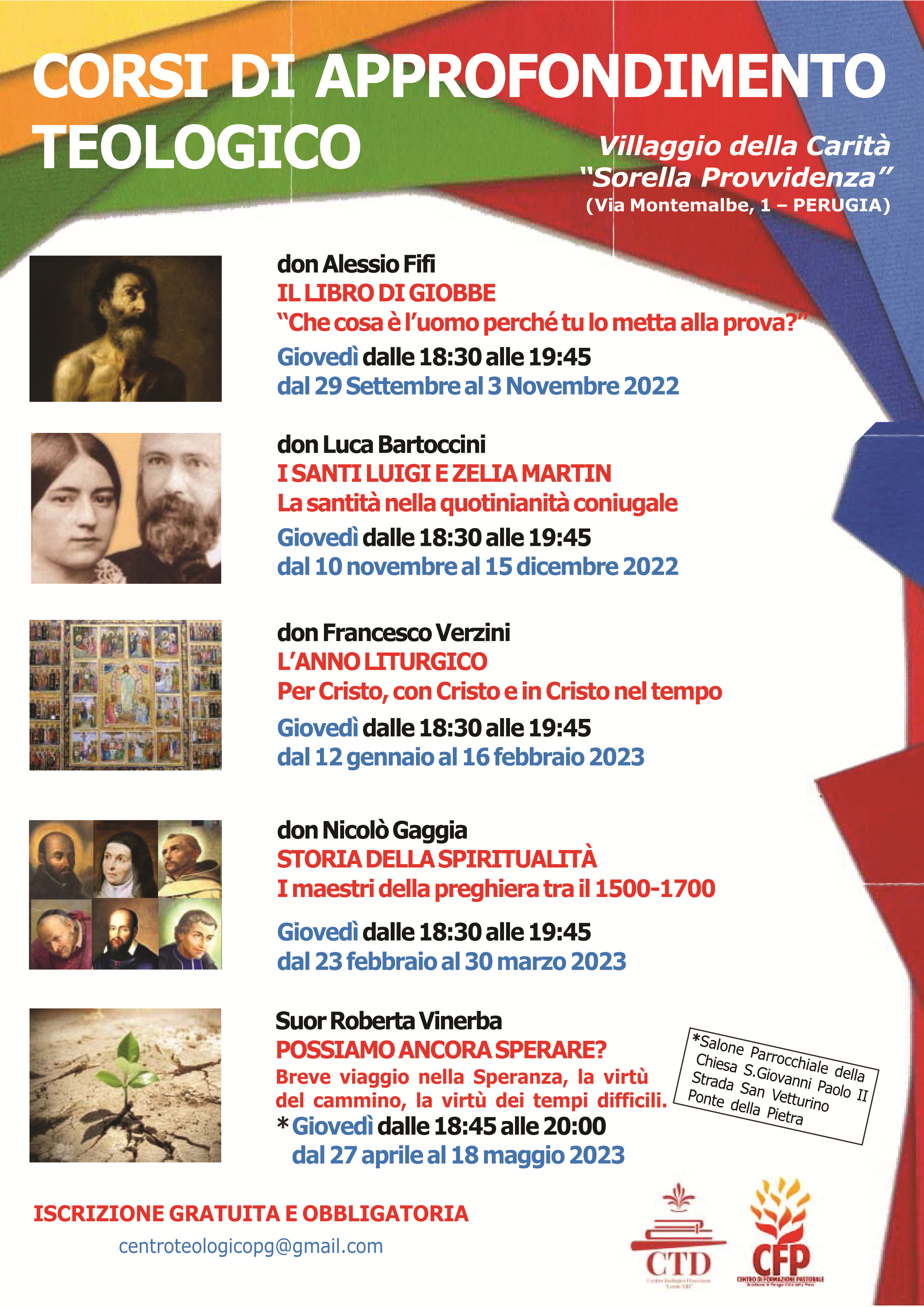 Al via le attività del nuovo anno del Centro di formazione pastorale (Cfp) con cinque corsi di approfondimento teologico