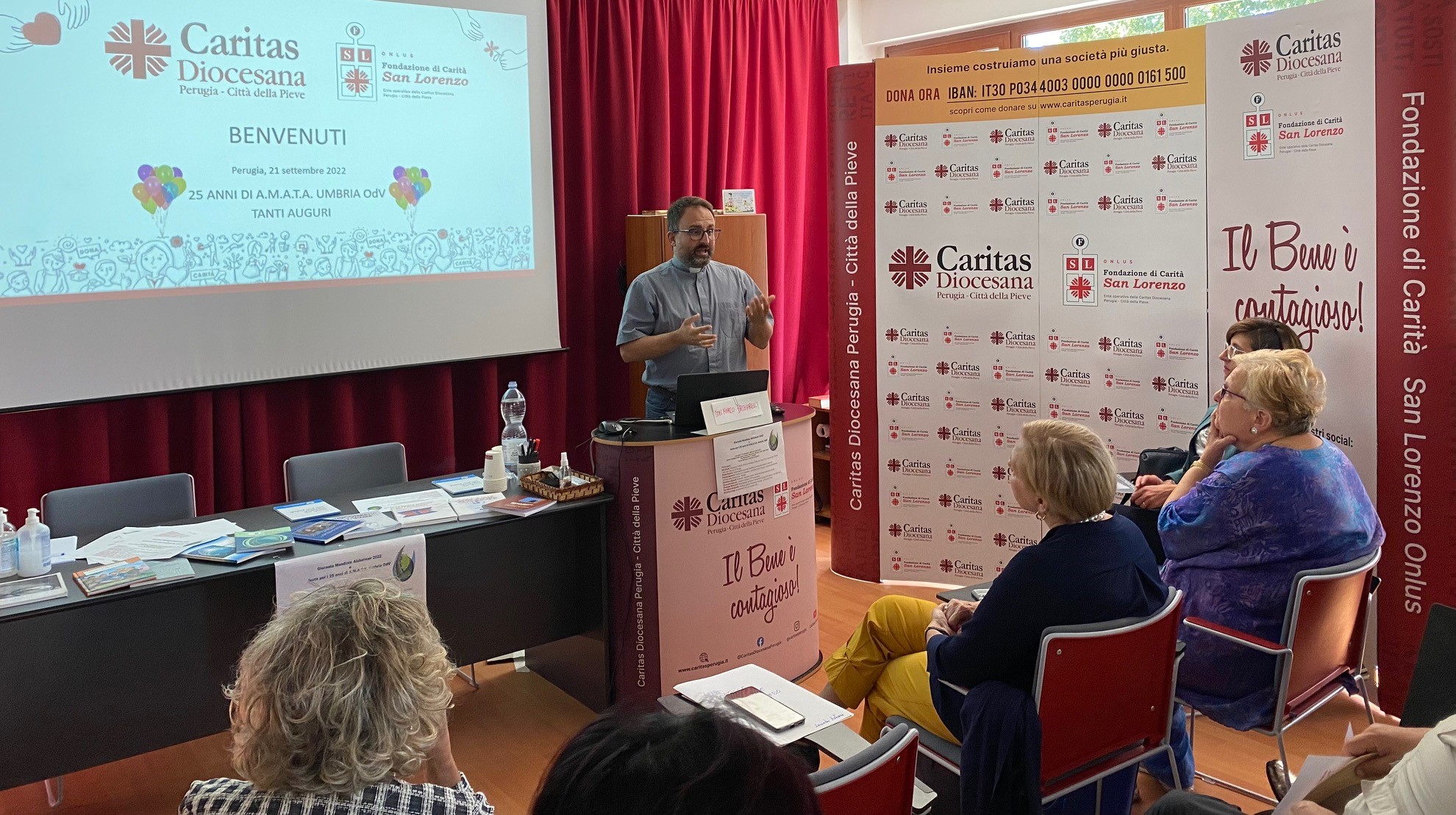 Celebrata al “Villaggio della Carità” la Giornata mondiale Alzheimer e i 25 anni di A.M.A.T.A. Anche per l’Alzheimer la migliore cura è la prevenzione. Più attenzione dalle istituzioni rispetto al passato