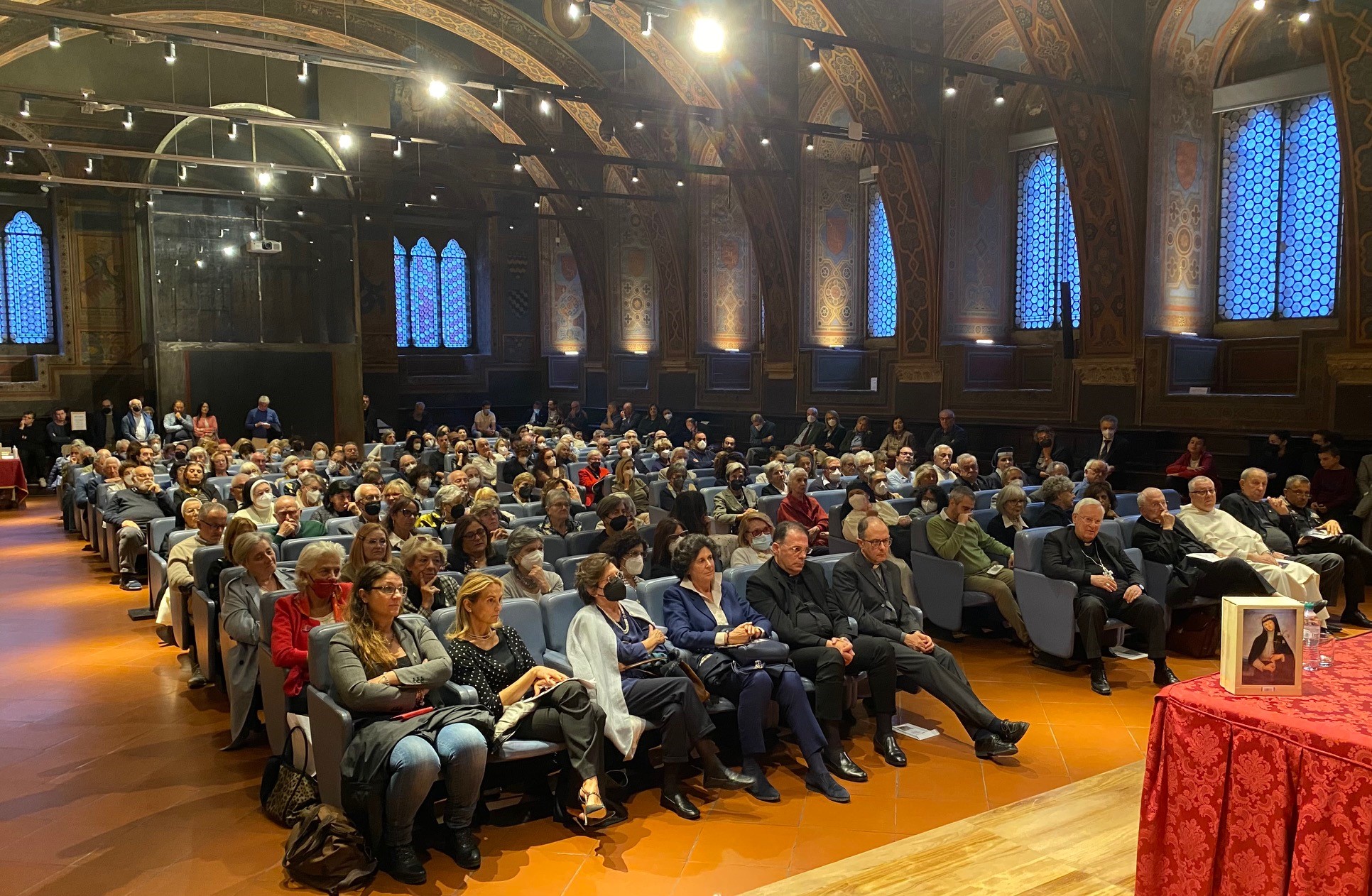 Presentata la monumentale opera in due volumi: “La santa delle due città. Colomba tra Rietie Perugia nel contesto europeo” edita dalla Libreria Editrice Vaticana