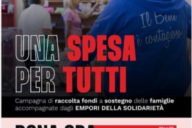 “Una spesa per Tutti”, la campagna di raccolta fondi del tempo d’Avvento e di Natale per sostenere le 1.800 famiglie accompagnate dai cinque Empori della solidarietà. Il direttore di Caritas diocesana don Marco Briziarelli: «non vivere una carità con delega, ma scendere in campo nel farci prossimi, noi, alle tante famiglie in difficoltà»