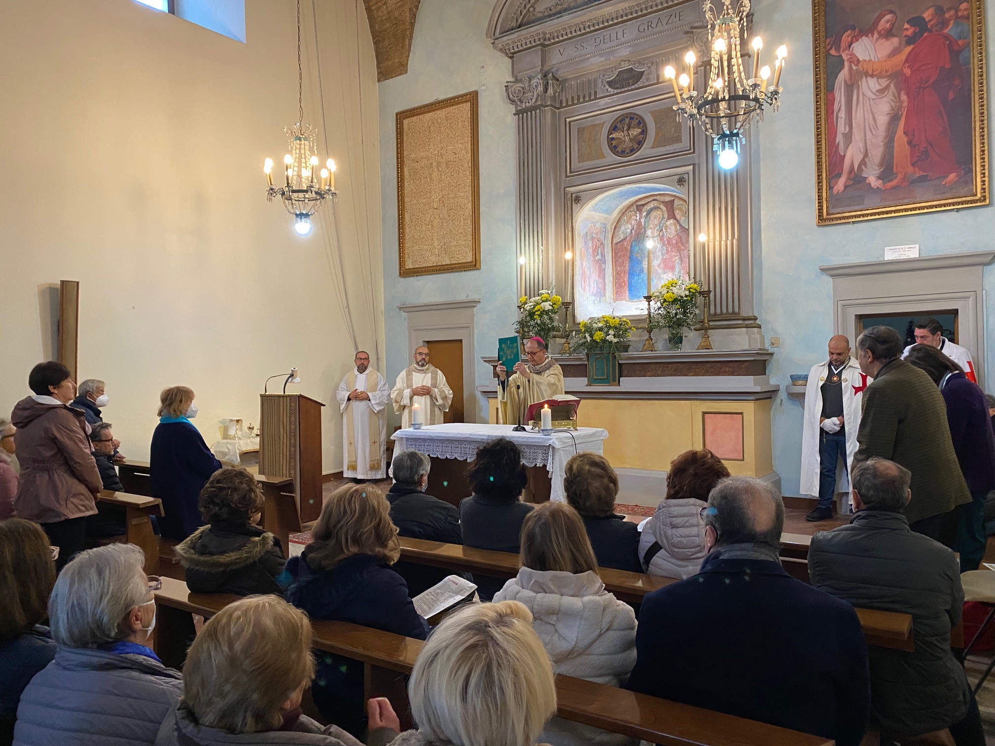 Le parole rasserenanti dell’arcivescovo Ivan Maffeis ai fedeli della chiesa di Monterone dopo la vicenda della rimozione dell’antico crocifisso da parte di un giovane affetto da un grave disagio psichico