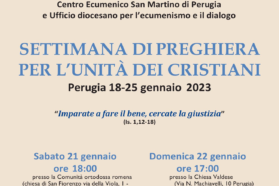 Settimana di preghiera per l’unità dei cristiani 2023