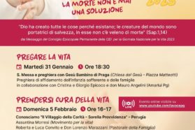 La comunità diocesana celebra domenica 5 febbraio la Giornata per la Vita. Due le iniziative: “Prendersi cura della Vita” e “Celebrare per la Vita”
